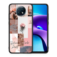 Thumbnail for Θήκη Xiaomi Redmi Note 9T Aesthetic Collage από τη Smartfits με σχέδιο στο πίσω μέρος και μαύρο περίβλημα | Xiaomi Redmi Note 9T Aesthetic Collage case with colorful back and black bezels