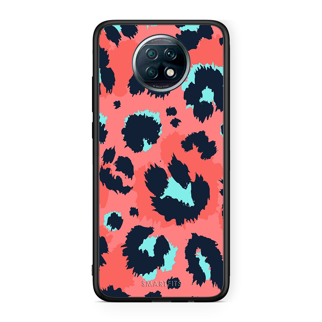 22 - Xiaomi Redmi Note 9T Pink Leopard Animal case, cover, bumper