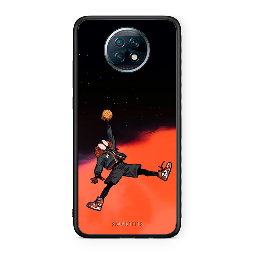 Xiaomi Redmi Note 9T Basketball Hero θήκη από τη Smartfits με σχέδιο στο πίσω μέρος και μαύρο περίβλημα | Smartphone case with colorful back and black bezels by Smartfits
