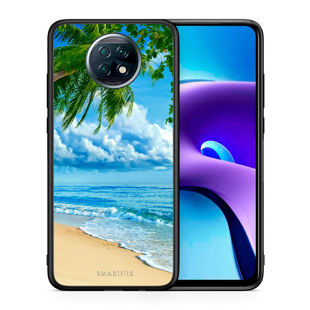 Θήκη Xiaomi Redmi Note 9T Beautiful Beach από τη Smartfits με σχέδιο στο πίσω μέρος και μαύρο περίβλημα | Xiaomi Redmi Note 9T Beautiful Beach case with colorful back and black bezels