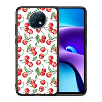 Thumbnail for Θήκη Xiaomi Redmi Note 9T Cherry Summer από τη Smartfits με σχέδιο στο πίσω μέρος και μαύρο περίβλημα | Xiaomi Redmi Note 9T Cherry Summer case with colorful back and black bezels