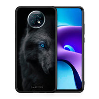 Thumbnail for Θήκη Xiaomi Redmi Note 9T Dark Wolf από τη Smartfits με σχέδιο στο πίσω μέρος και μαύρο περίβλημα | Xiaomi Redmi Note 9T Dark Wolf case with colorful back and black bezels