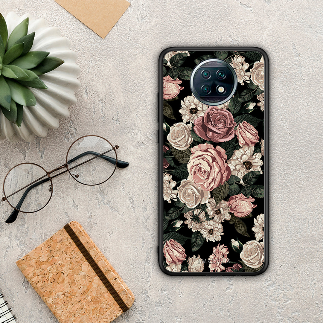 Flower Wild Roses - Xiaomi Redmi Note 9T θήκη