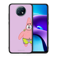 Thumbnail for Θήκη Xiaomi Redmi Note 9T  Friends Patrick από τη Smartfits με σχέδιο στο πίσω μέρος και μαύρο περίβλημα | Xiaomi Redmi Note 9T  Friends Patrick case with colorful back and black bezels