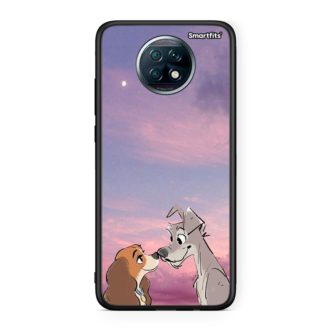 Xiaomi Redmi Note 9T Lady And Tramp θήκη από τη Smartfits με σχέδιο στο πίσω μέρος και μαύρο περίβλημα | Smartphone case with colorful back and black bezels by Smartfits