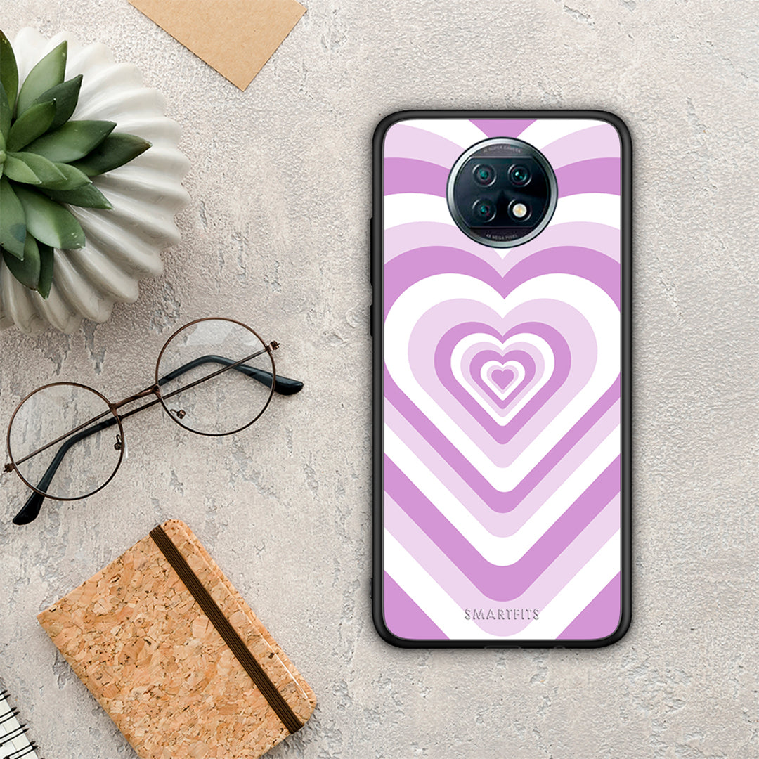 Lilac Hearts - Xiaomi Redmi Note 9T case