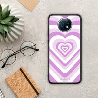 Thumbnail for Lilac Hearts - Xiaomi Redmi Note 9T case