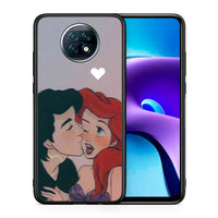 Thumbnail for Θήκη Αγίου Βαλεντίνου Xiaomi Redmi Note 9T Mermaid Love από τη Smartfits με σχέδιο στο πίσω μέρος και μαύρο περίβλημα | Xiaomi Redmi Note 9T Mermaid Love case with colorful back and black bezels