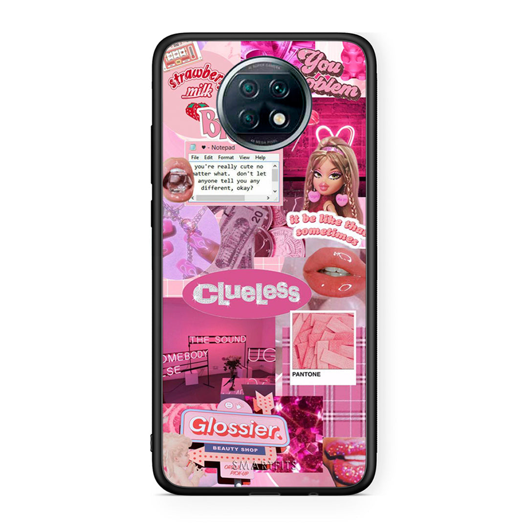 Xiaomi Redmi Note 9T Pink Love Θήκη Αγίου Βαλεντίνου από τη Smartfits με σχέδιο στο πίσω μέρος και μαύρο περίβλημα | Smartphone case with colorful back and black bezels by Smartfits