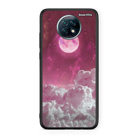 Thumbnail for Xiaomi Redmi Note 9T Pink Moon Θήκη από τη Smartfits με σχέδιο στο πίσω μέρος και μαύρο περίβλημα | Smartphone case with colorful back and black bezels by Smartfits