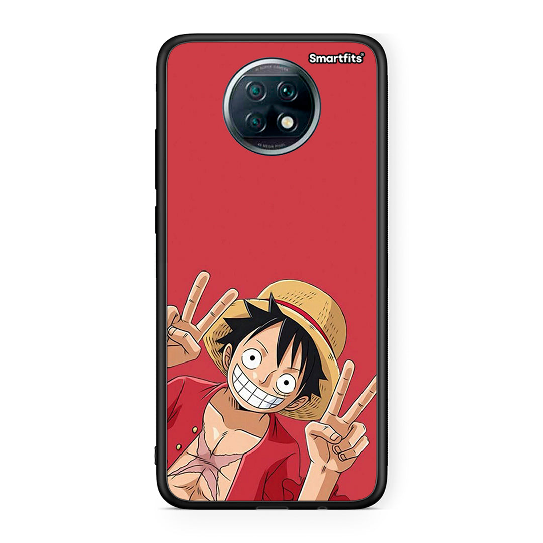 Xiaomi Redmi Note 9T Pirate Luffy Θήκη από τη Smartfits με σχέδιο στο πίσω μέρος και μαύρο περίβλημα | Smartphone case with colorful back and black bezels by Smartfits