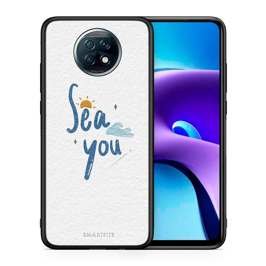 Θήκη Xiaomi Redmi Note 9T Sea You από τη Smartfits με σχέδιο στο πίσω μέρος και μαύρο περίβλημα | Xiaomi Redmi Note 9T Sea You case with colorful back and black bezels