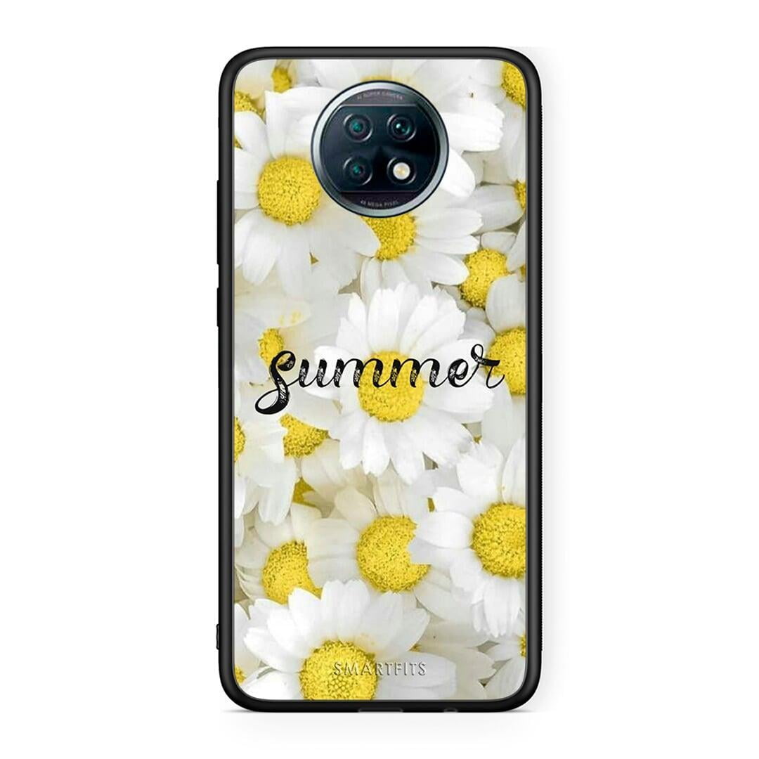 Xiaomi Redmi Note 9T Summer Daisies Θήκη από τη Smartfits με σχέδιο στο πίσω μέρος και μαύρο περίβλημα | Smartphone case with colorful back and black bezels by Smartfits