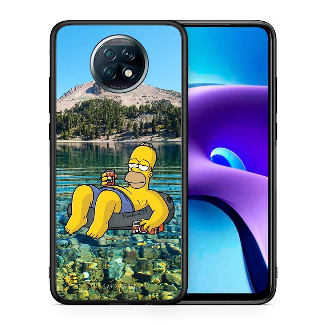 Θήκη Xiaomi Redmi Note 9T Summer Happiness από τη Smartfits με σχέδιο στο πίσω μέρος και μαύρο περίβλημα | Xiaomi Redmi Note 9T Summer Happiness case with colorful back and black bezels