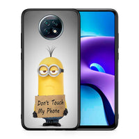 Thumbnail for Θήκη Xiaomi Redmi Note 9T Minion Text από τη Smartfits με σχέδιο στο πίσω μέρος και μαύρο περίβλημα | Xiaomi Redmi Note 9T Minion Text case with colorful back and black bezels
