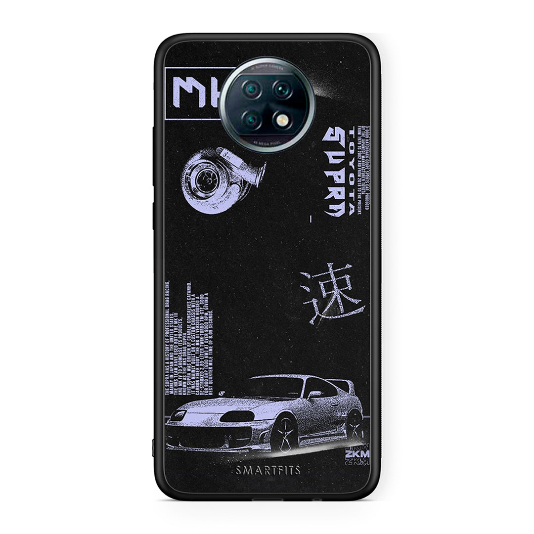 Xiaomi Redmi Note 9T Tokyo Drift Θήκη Αγίου Βαλεντίνου από τη Smartfits με σχέδιο στο πίσω μέρος και μαύρο περίβλημα | Smartphone case with colorful back and black bezels by Smartfits