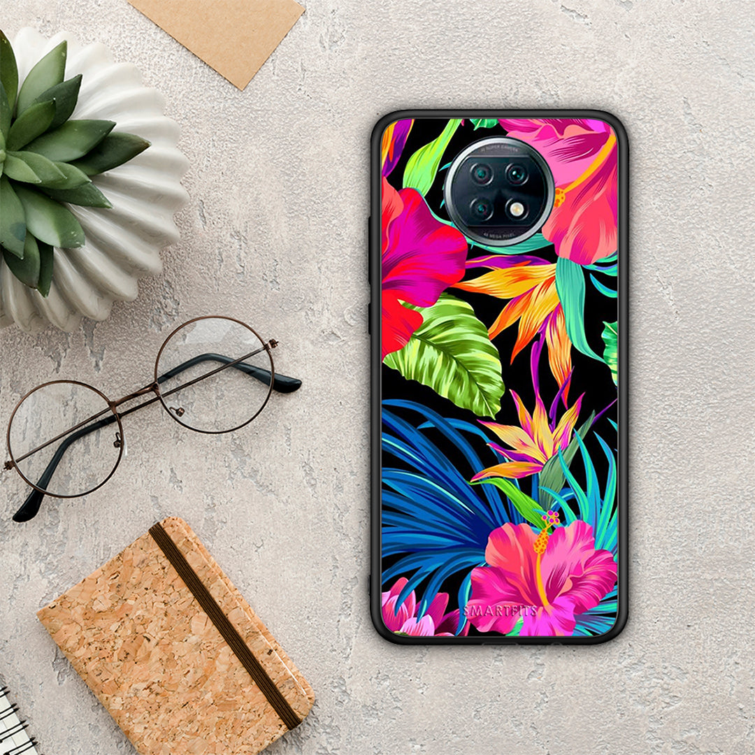 Tropical Flowers - Xiaomi Redmi Note 9T case