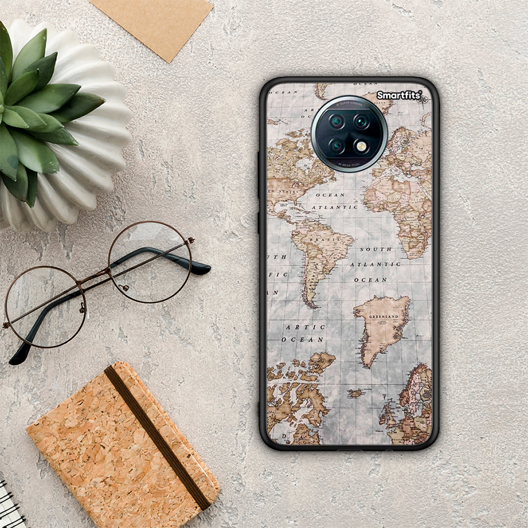 World Map - Xiaomi Redmi Note 9T case