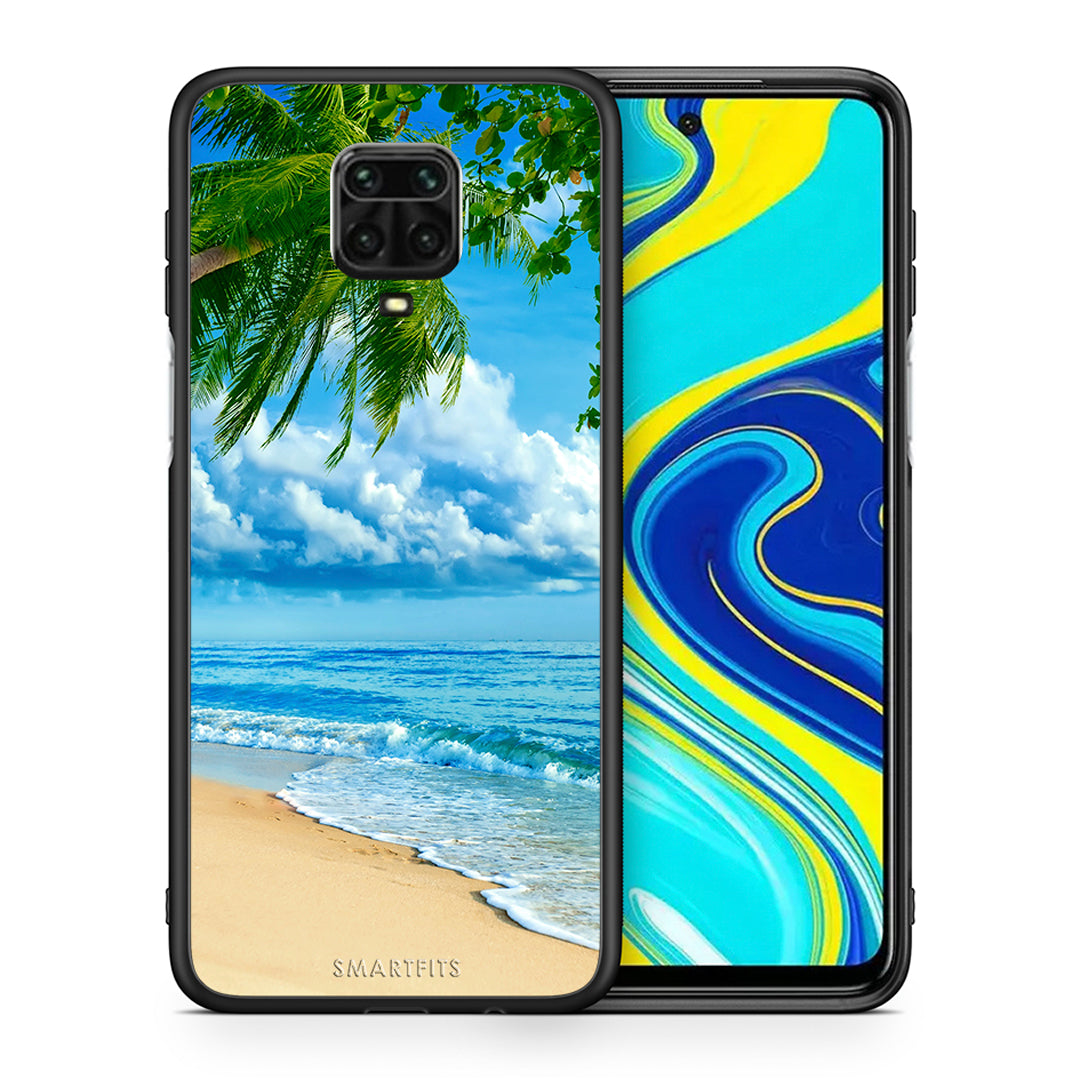 Θήκη Xiaomi Redmi Note 9S / 9 Pro Beautiful Beach από τη Smartfits με σχέδιο στο πίσω μέρος και μαύρο περίβλημα | Xiaomi Redmi Note 9S / 9 Pro Beautiful Beach case with colorful back and black bezels