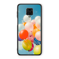 Thumbnail for Xiaomi Redmi Note 9S / 9 Pro Colorful Balloons θήκη από τη Smartfits με σχέδιο στο πίσω μέρος και μαύρο περίβλημα | Smartphone case with colorful back and black bezels by Smartfits