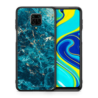 Thumbnail for Θήκη Xiaomi Redmi Note 9S / 9 Pro Marble Blue από τη Smartfits με σχέδιο στο πίσω μέρος και μαύρο περίβλημα | Xiaomi Redmi Note 9S / 9 Pro Marble Blue case with colorful back and black bezels