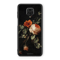 Thumbnail for Xiaomi Redmi Note 9S / 9 Pro Vintage Roses θήκη από τη Smartfits με σχέδιο στο πίσω μέρος και μαύρο περίβλημα | Smartphone case with colorful back and black bezels by Smartfits