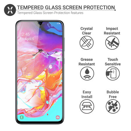 Τζάμι Προστασίας-Tempered Glass για Samsung A70