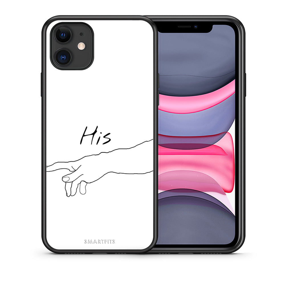 Θήκη Αγίου Βαλεντίνου iPhone 11 Aeshetic Love 2 από τη Smartfits με σχέδιο στο πίσω μέρος και μαύρο περίβλημα | iPhone 11 Aeshetic Love 2 case with colorful back and black bezels