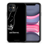 Thumbnail for Θήκη Αγίου Βαλεντίνου iPhone 11 Always & Forever 2 από τη Smartfits με σχέδιο στο πίσω μέρος και μαύρο περίβλημα | iPhone 11 Always & Forever 2 case with colorful back and black bezels