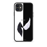 Thumbnail for iPhone 11 Angels Demons θήκη από τη Smartfits με σχέδιο στο πίσω μέρος και μαύρο περίβλημα | Smartphone case with colorful back and black bezels by Smartfits