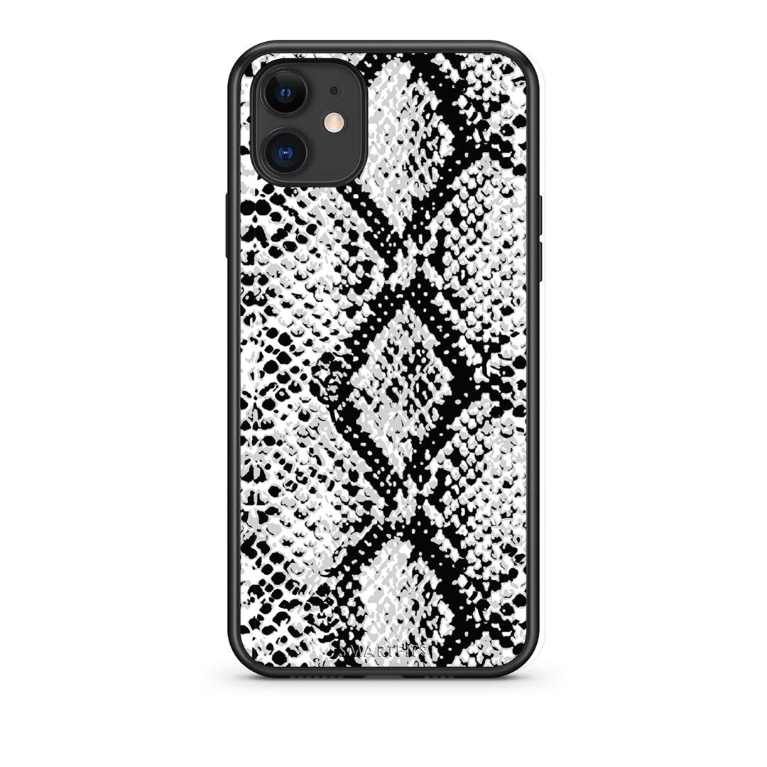 24 - iPhone 11  White Snake Animal case, cover, bumper