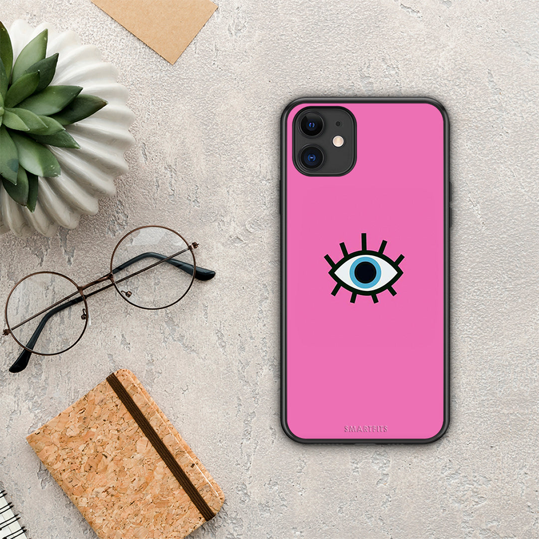 Blue Eye Pink - iPhone 11 case