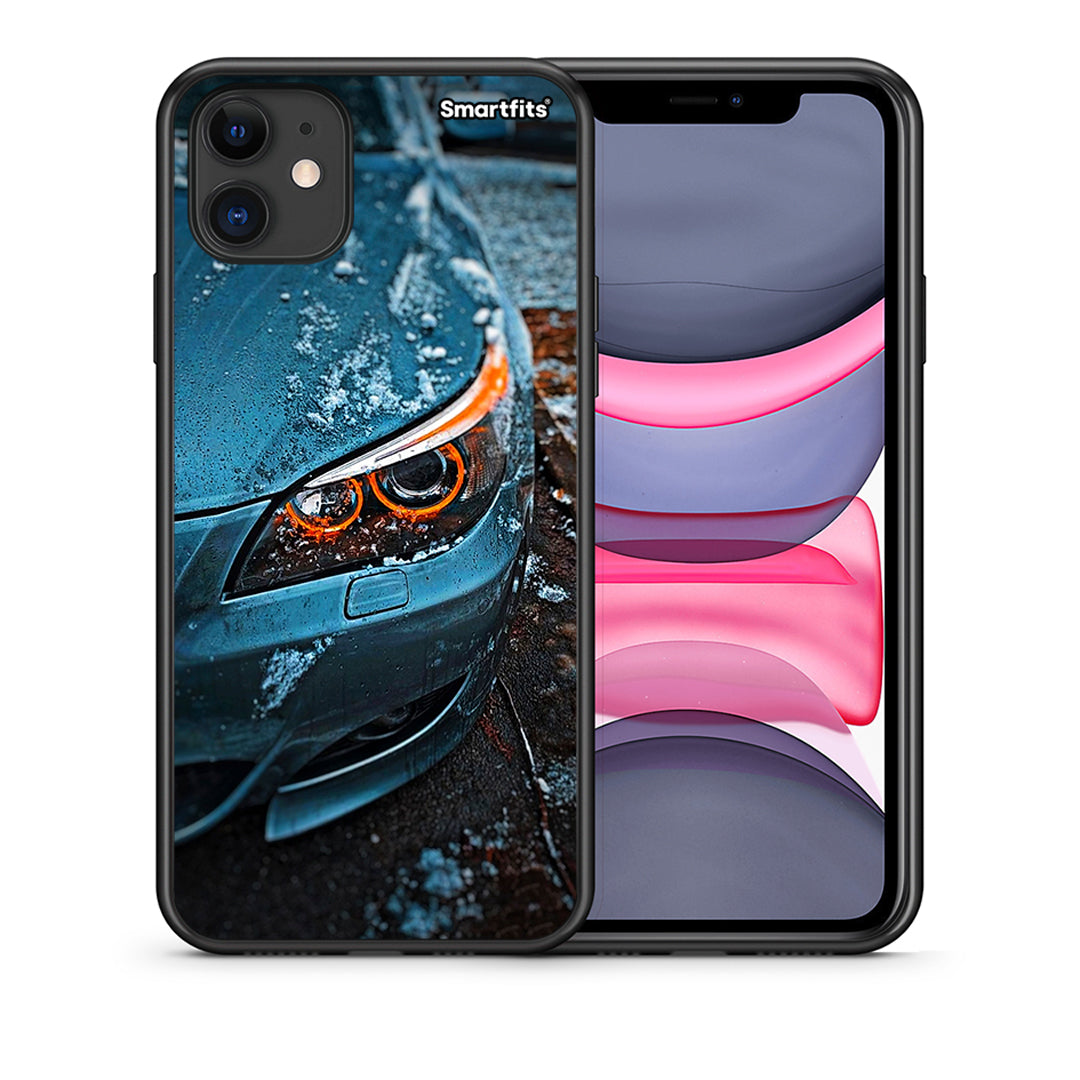 Θήκη iPhone 11 Bmw E60 από τη Smartfits με σχέδιο στο πίσω μέρος και μαύρο περίβλημα | iPhone 11 Bmw E60 case with colorful back and black bezels