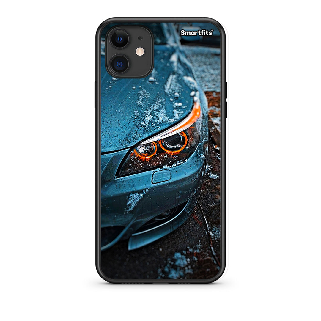 iPhone 11 Bmw E60 Θήκη από τη Smartfits με σχέδιο στο πίσω μέρος και μαύρο περίβλημα | Smartphone case with colorful back and black bezels by Smartfits