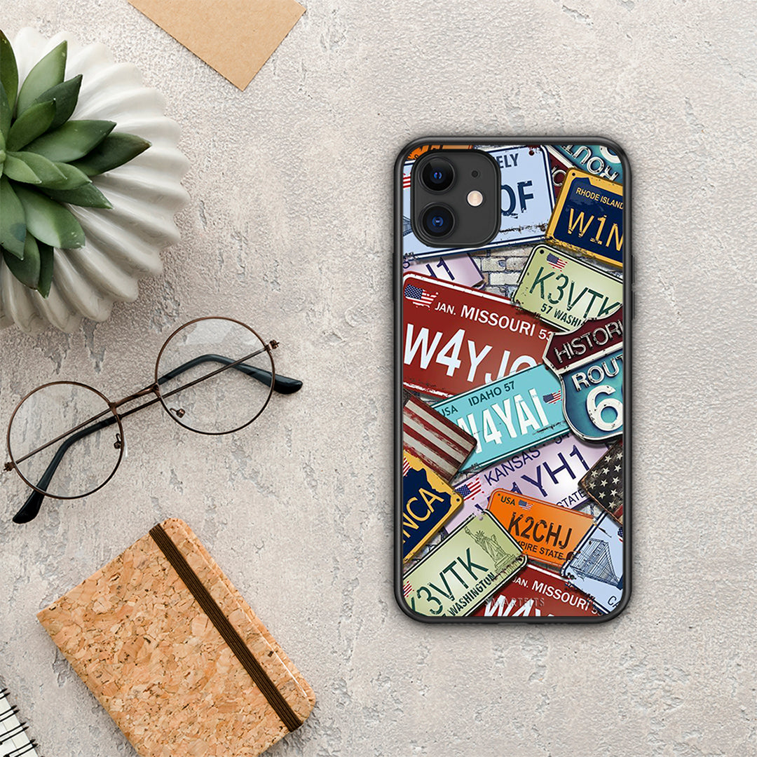 Car Plates - iPhone 11 case