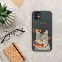 Thumbnail for Cat Goldfish - iPhone 11 case