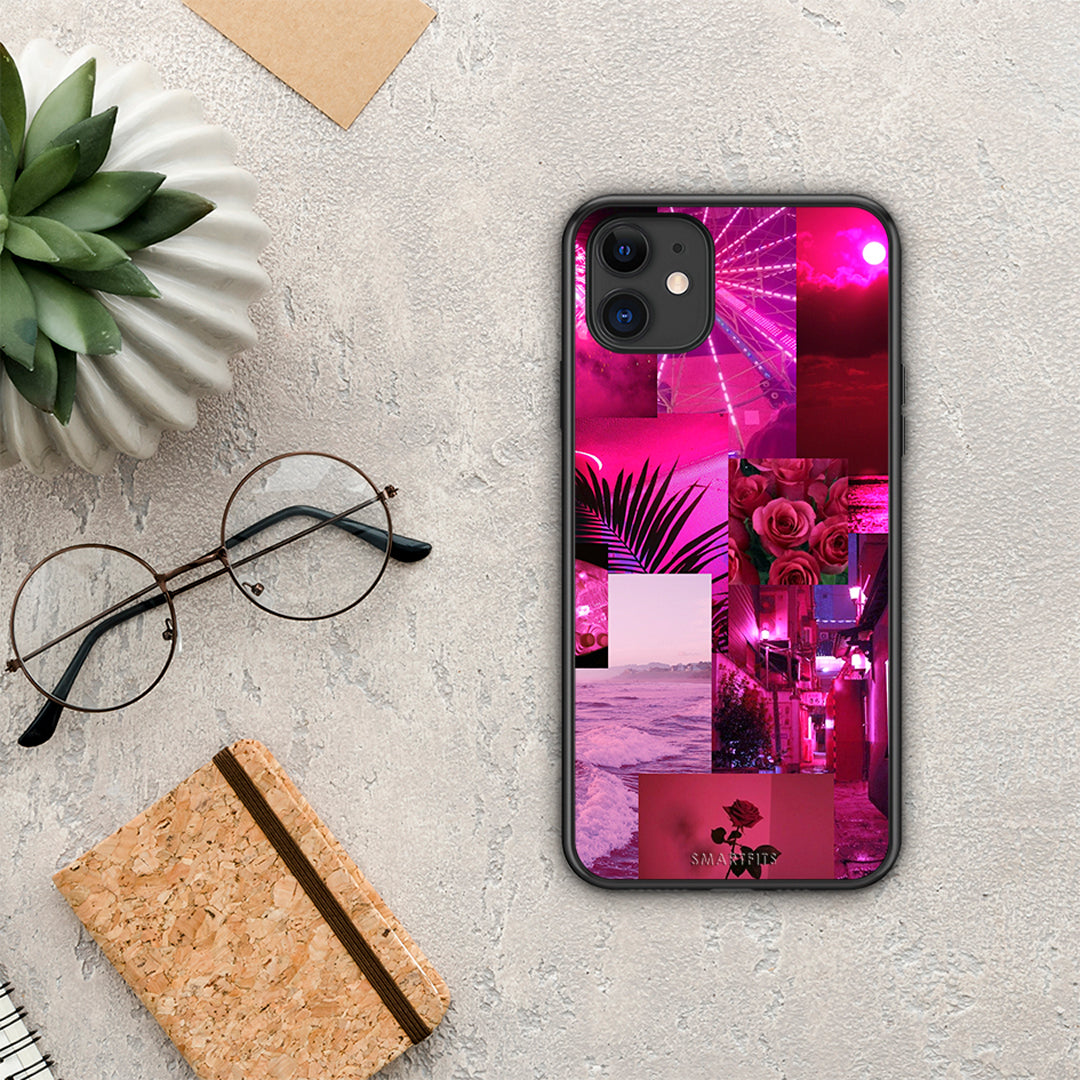 Collage Red Roses - iPhone 11 case