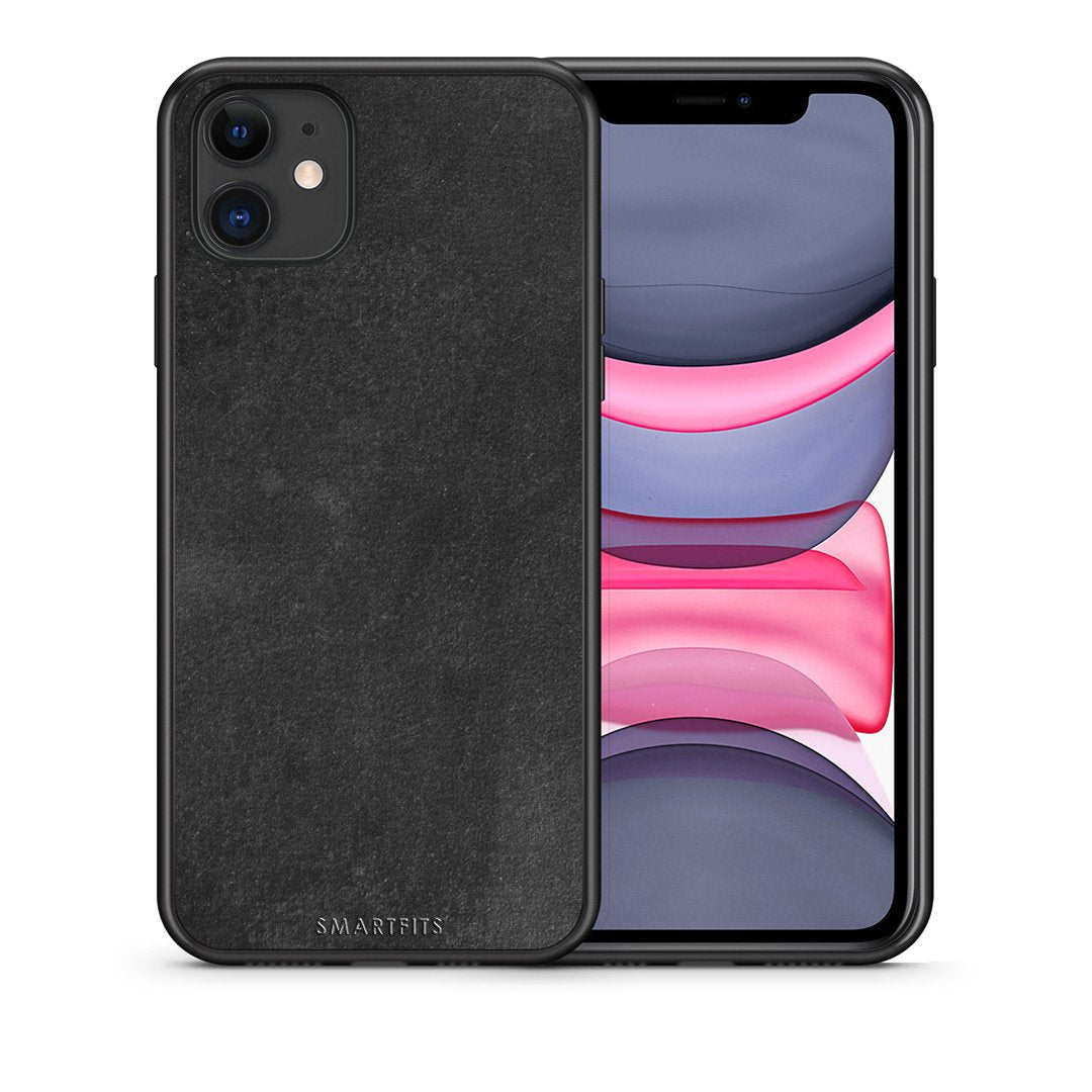 Θήκη iPhone 11 Black Slate Color από τη Smartfits με σχέδιο στο πίσω μέρος και μαύρο περίβλημα | iPhone 11 Black Slate Color case with colorful back and black bezels