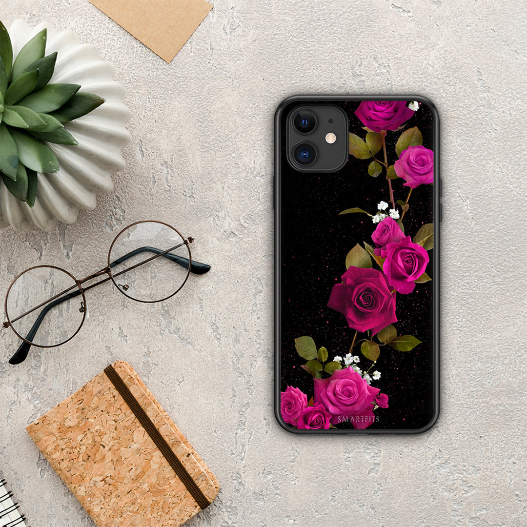 Flower Red Roses - iPhone 11 case