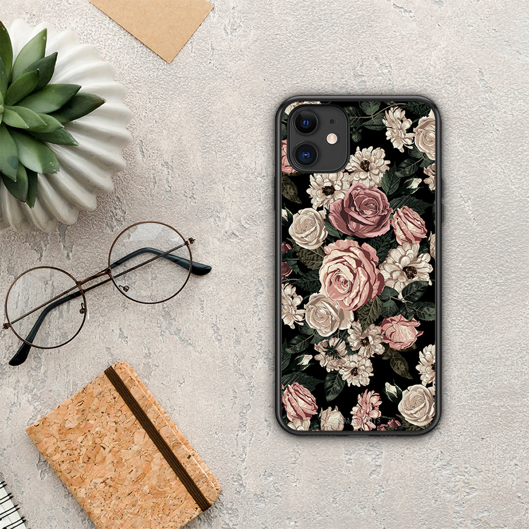 Flower Wild Roses - iPhone 11 case