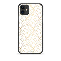 Thumbnail for 111 - iPhone 11  Luxury White Geometric case, cover, bumper
