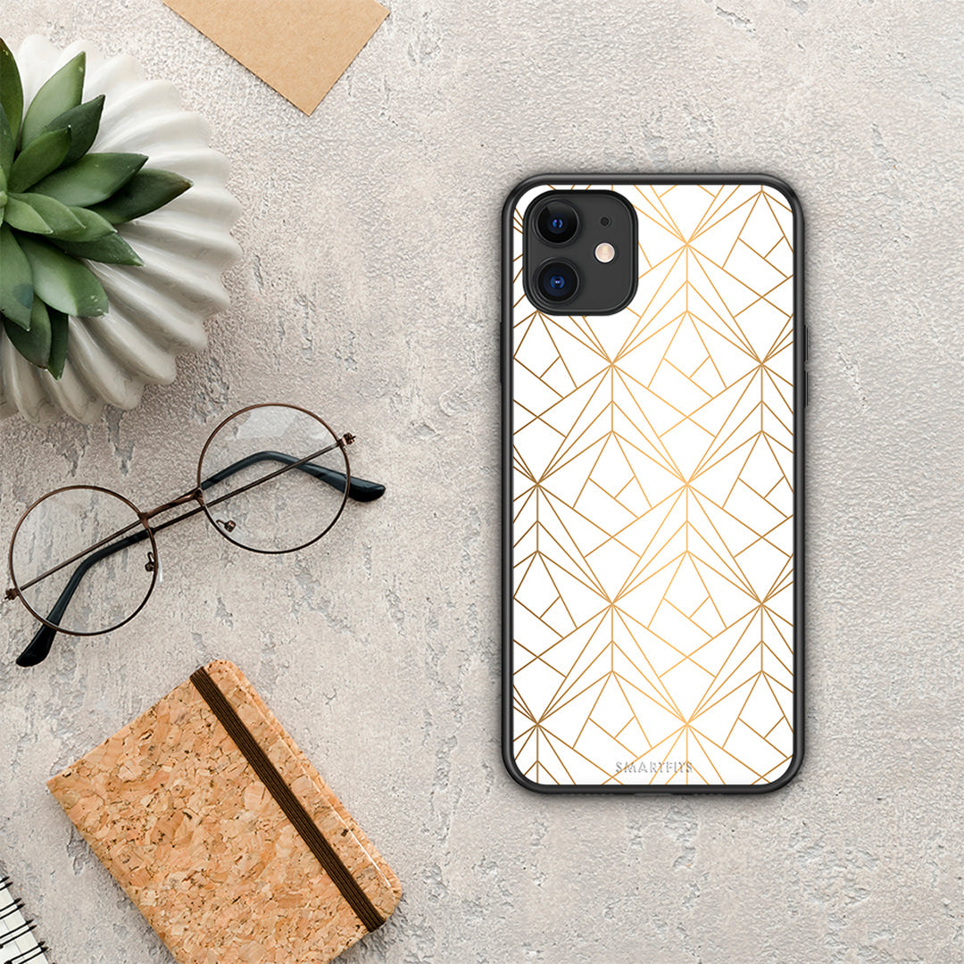 Geometric Luxury White - iPhone 11 case