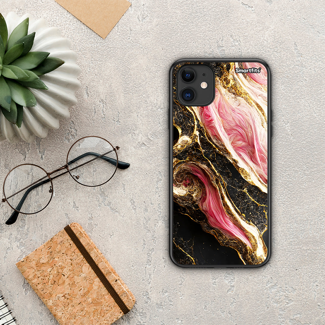 Glamorous Pink Marble - iPhone 11 case
