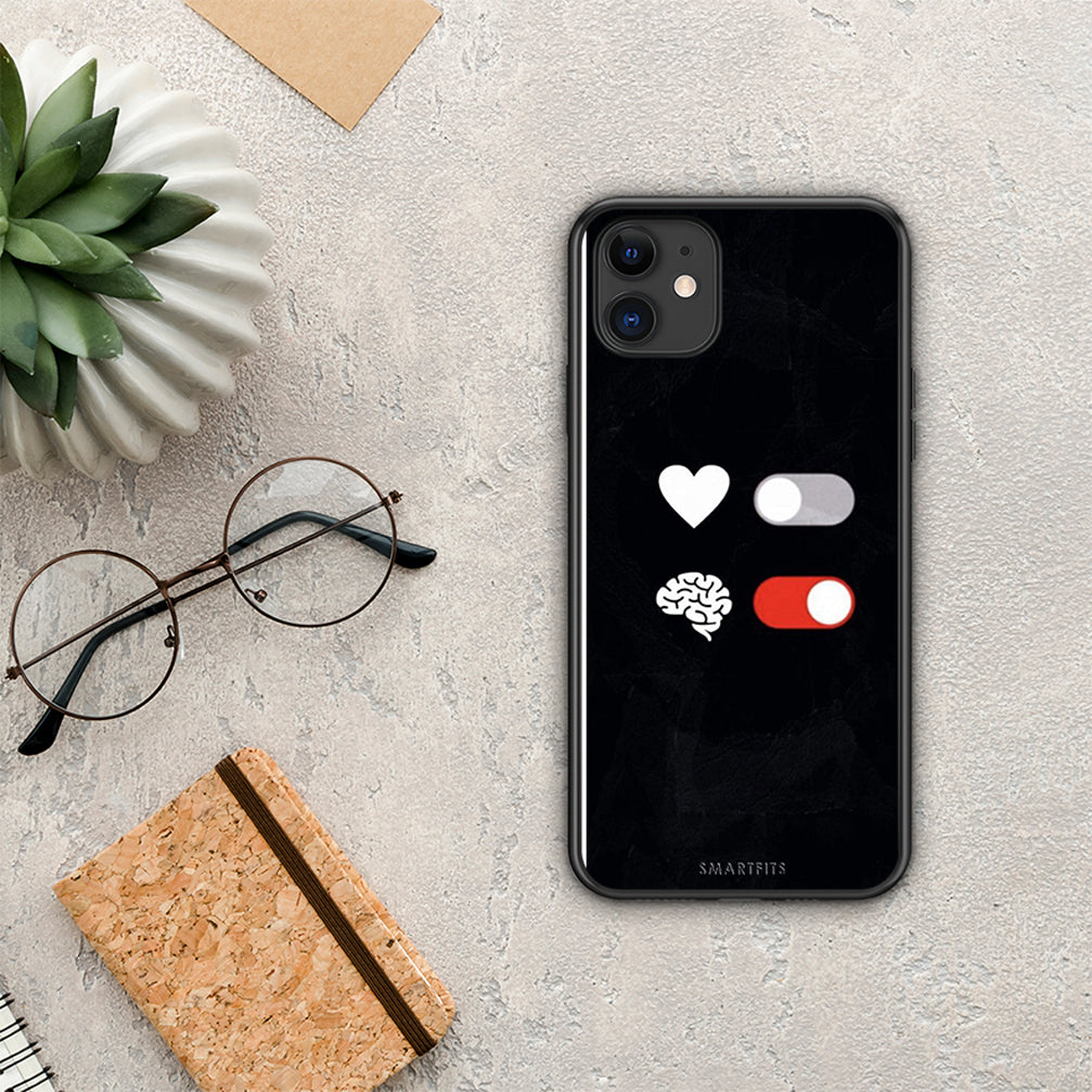 Heart vs Brain - iPhone 11 case