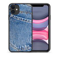 Thumbnail for Θήκη iPhone 11 Jeans Pocket από τη Smartfits με σχέδιο στο πίσω μέρος και μαύρο περίβλημα | iPhone 11 Jeans Pocket case with colorful back and black bezels