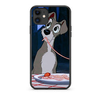 Thumbnail for iPhone 11 Lady And Tramp 1 Θήκη Αγίου Βαλεντίνου από τη Smartfits με σχέδιο στο πίσω μέρος και μαύρο περίβλημα | Smartphone case with colorful back and black bezels by Smartfits