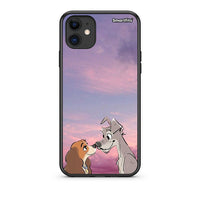 Thumbnail for iPhone 11 Lady And Tramp Θήκη από τη Smartfits με σχέδιο στο πίσω μέρος και μαύρο περίβλημα | Smartphone case with colorful back and black bezels by Smartfits