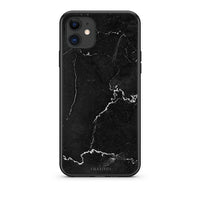 Thumbnail for iPhone 11 Marble Black θήκη από τη Smartfits με σχέδιο στο πίσω μέρος και μαύρο περίβλημα | Smartphone case with colorful back and black bezels by Smartfits