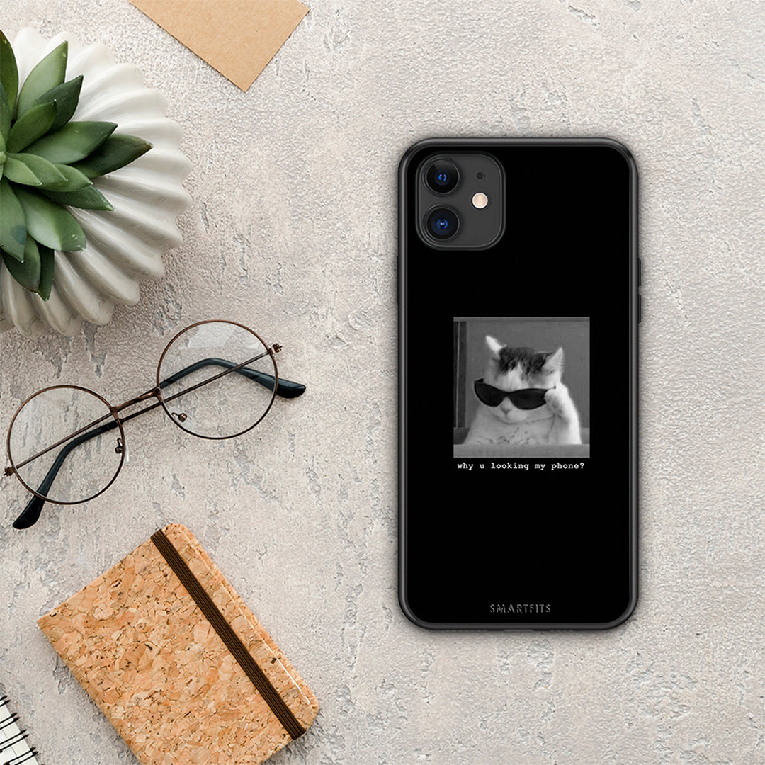 Meme Cat - iPhone 11 case