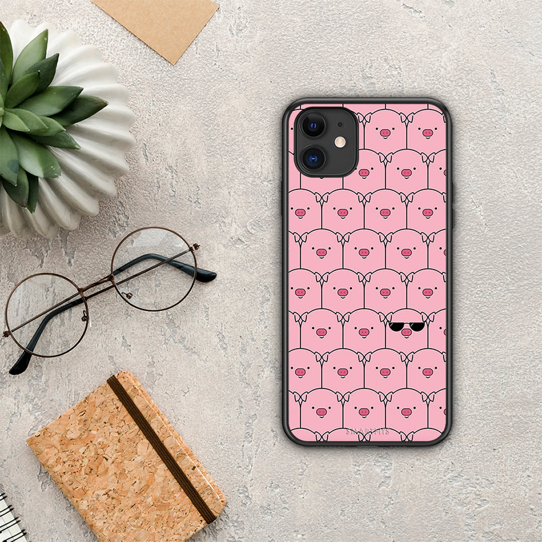 Pig Glasses - iPhone 11 case